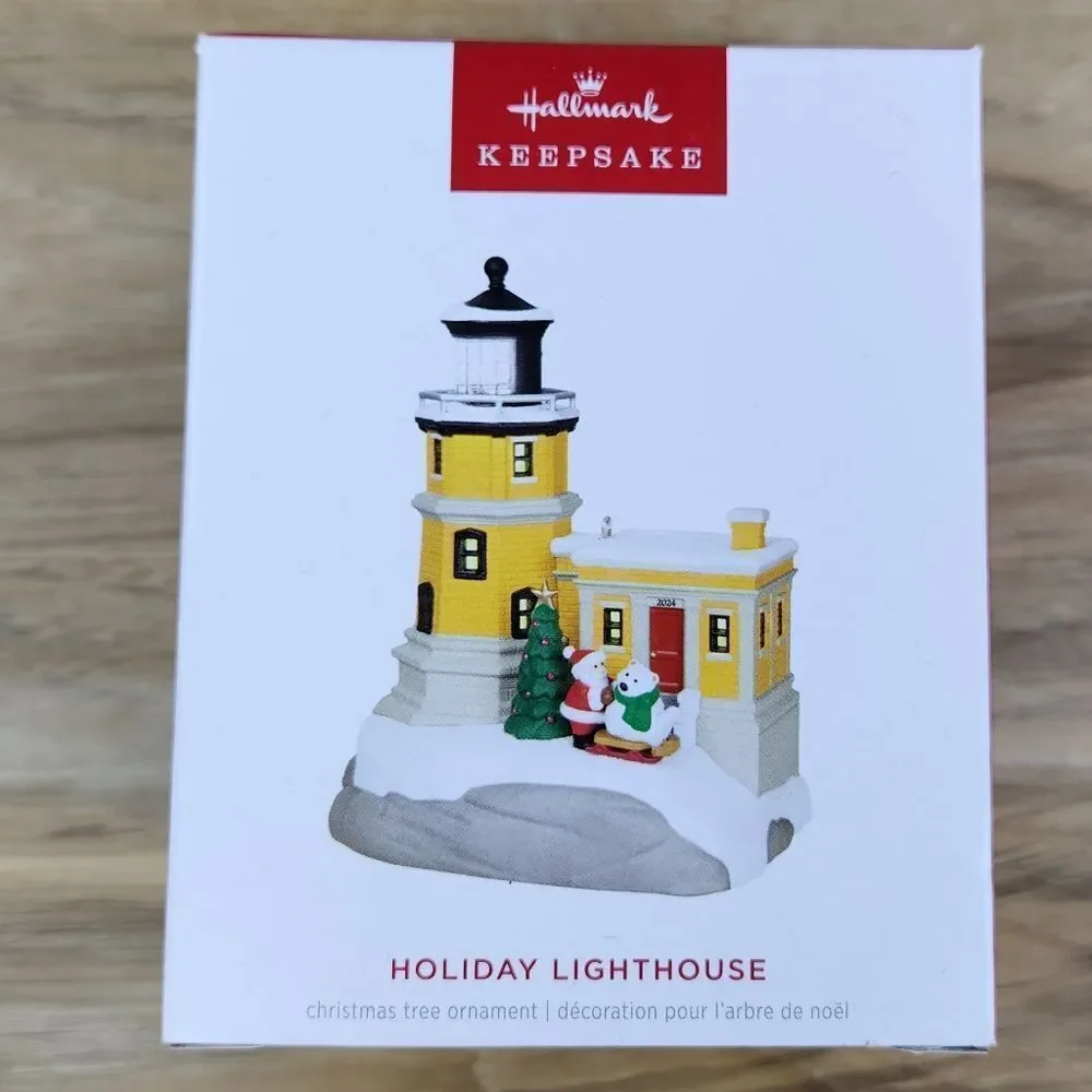 🔥NIB Hallmark Lighthouse Series #13 Keepsake Ornament
